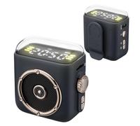 Générique Mini Lautsprecher Mit Magnetischer Rückseite & Clip | Tragbarer Kabelloser Speaker Für Outdoor, Reisen, Fitness & Auto | ABS Gehäuse, Klarer Sound, Kompakt & Stylisch