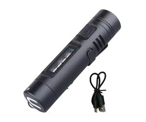Générique Mini LED Flashlights, Aluminum Alloy 7x1.5cm Rechargeable 1200mAh Battery Multi-Functional Light for Camping, Night Walking, Fishing, Hiking, Travel