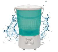 Générique Mini machine à laver portable, petite machine à laver semi-automatique avec minuterie rotative, rangeable, tambours séparés for la maison, le dortoir, l'appartement, le camping-car, les voya