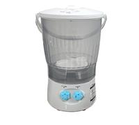 Générique Mini machine à laver portable, petite machine à laver semi-automatique avec minuterie rotative, rangeable, tambours séparés for la maison, le dortoir, l'appartement, le camping-car, les voya