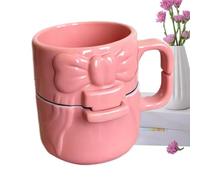 Générique Mini Maison de | avec Couvercle en Résine Décorative Forme de Tasse Portable | Mignonne Décoration pour Bureau | pour Garçons Filles Préscolaire Maternelle Domicile Chambre