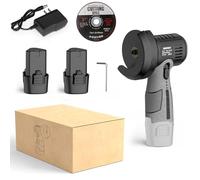 Générique Mini Meuleuse Dangle 12 V, Outil De Coupe 15 000 TR/Min, Meuleuse Dangle Rechargeable sans Fil, Coupe Multifonctionnelle, Meulage Et Polissage (Black B)