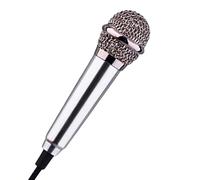 Générique Mini Microphone Vlogging, écouteurs Portables, d'enregistrement 2,28 x 0,71 Pouces avec Son Clair, Microphone en Aluminium, Live au Design Compact, Accessoire Audio pour Le Streaming de po