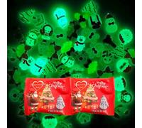 Générique Mini modèles en résine d'animaux Qui Brillent dans Le Noir, Sac Aveugle d'animaux en résine mystère, Mini Animaux en résines Lumineux pour Cadeau de fête d'anniversaire (100pcs)