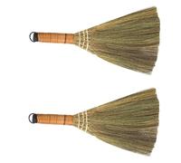 Générique Mini Mop Balai en Bois pour Nettoyage des Surfaces, Petit Balai de Nettoyage Pratique et Compact pour Maison et Bureau