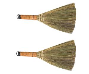 Générique Mini Mop Balai en Bois pour Nettoyage des Surfaces, Petit Balai de Nettoyage Pratique et Compact pour Maison et Bureau
