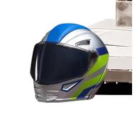 Générique Mini Moto Helmet Heroes - Figurines Transformables avec Pilotes Cachés À L'intérieur, Figurines d'action en Forme De Casque De Moto, Décoration De Bureau pour Passionnés Demoto, Jouets