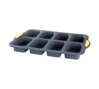 Générique Mini Moule À Cake | Moule Pour Rectangulaire Antiadhésif 8 Cavités | de Cuisson pour des Petits Loafs | Idéal Pour Maison, Appartement, Restaurant, Ferme, Cuisine, Fait Maison, Desserts