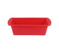 Générique Mini moules à pain en silicone antiadhésifs pour la cuisson de gâteaux, pains, pains de viande et lasagnes. (Red, One Size)