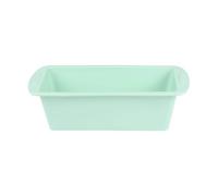 Générique Mini moules à pain en silicone antiadhésifs pour la cuisson de gâteaux, pains, pains de viande et lasagnes. (Green, One Size)