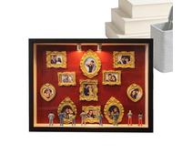 Générique Mini Museum Frames - Silhouette Box Picture Frame - DIY Home Decor - for Collectors Home Office Dorm Living Room Bedroom Nursery Bedside Apartment Desk Bookcase Wedding