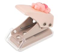 Générique Mini Perforatrice pour Papier Portable à Trou Unique en Plastique, Perforatrice pour Bureau et Projets Artistiques, Compatible Cuir et Carton