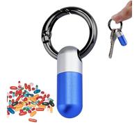 Générique Mini Pill Organizer, Pocket Medication Box Set, Keychain Pill Holder with Easy Carry Design, Lightweight Travel Storage Tool, Pills Case with Minimal Style, Home Use for School