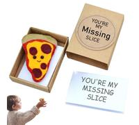 Générique Mini Pizza Peluche Mignonne Feutrine Petite Décorative Halloween
