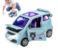 Générique Mini Play Car - Light Sound Toy Car | Ouvrir Doors Mini MODÈLE DE VÉHICULE avec Lamp Effet Son pour Les Anniversaire CADEL