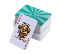 Générique Mini Playing Cards - Waterproof Card Deck | 59g PVC Tabletop Game with Compact Size, Family Party Games with Portable Design, Card Set for Kids Teens Adults Magicians Collectors Travelers