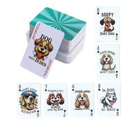 Générique Mini Playing Cards - Waterproof Tabletop Game, 59g Compact Family Party Card Game Set with Durable Finish, Travel Friendly Mini Cards for Kids Teens Adults Magicians Players Collectors Use