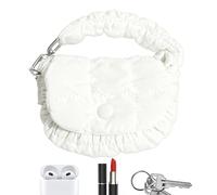 Générique Mini Pochette | Pochette À Main Mignonne Et Petite Avec Bracelet | Sac À Main Matelassé Mini | pour les Activités Extérieures la Soirée le Travail les Voyages et les Rencontres