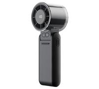 Générique Mini Pocket Fan - Foldable 4-Speed Personal Cooling Device With LED Display | 4000mAh Rechargeable Fan For Travel, Office, Camping | Gift For Family, Friends, And Daily Use