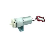 Générique Mini pompe à air électrique à moteur 370 DC 12 V/24 V, micro-pompe à oxygène à membrane for aquarium, moniteur de pression sanguine avec support(Model A (12V))