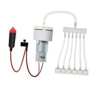 Générique Mini Pompe D'aquarium Portable avec Aérateur et Bulleur, Accessoires Silencieux, Matériau PP, Convient Aux Poissons, pour Une Utilisation en Extér, Style 8