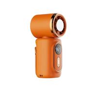 Générique Mini Portable Clip Fan - ABS 10x4.5x3.5cm 3000mAh | 180-Degree Rotation Ventilation Tool -180° Rotating Head 5 Speeds | USB Rechargeable For Makeup Travel Gift For Kids Adults Students