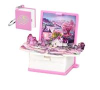 Générique Mini Porte-clés 3D - Livre 30 G, Design De Porte-Avions D'astronaute Spatial, Parc D'attractions Pliable Dream Park | Pendentif De Sac À Dos Fantaisie pour, Hommes Et Femmes, Bas De Noë