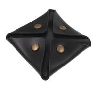 Générique Mini Porte-Monnaie Cuir Souple avec Bouton Petite Pochette à Monnaie Portable pour Rangement Clés Écouteurs et Câbles Sac de Change Compact et Résistant pour Voyage et Usage