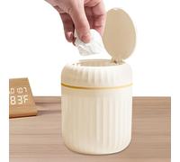 Générique Mini Poubelle De Table Avec Couvercle - Poubelle De Chevet, Bureau Monobloc Solide, Léger, Petite PoubelleS Pratique Pour Dortoir, PoubelleS De Bureau Monobloc Solide