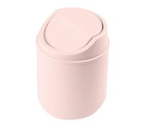 Générique Mini Poubelle Peut 6,3 X 4,92 Pouces De DéChets Avec Couvercle Coubelle à DéChets Minuscules BoîTes De Poubelle àé, Petit Panier En Papier Pour Table Vanité, Table Basse (Rose)