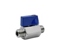 Générique Mini robinet à bille en acier inoxydable SS304, filetage mâle/femelle BSP/NPT 1/8"-3/4" for plomberie industrielle brassée domicile(1/2",NPT,Female to Female)