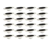 Générique Mini roulettes, Petite roue adhésive pour électroménagers, 24 pièces pâte roue universelle 360 degrés Rotation ABS poulie collante pour bacs boîte de rangement inférieure
