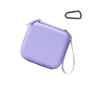 Générique Mini Sacoche de Transport Portable pour DJI Osmo Action6 Sac de Rangement imperméable en PU Housse de Protection Étui de Rangement Protection Accessoires pour Appareil Photo (Violet)