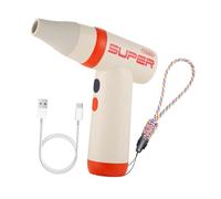 Générique Mini sèche-cheveux Séchante rapide 3 niveaux Réglage de la vitesse du vent Séchonage sans fil pour la maison, Orange