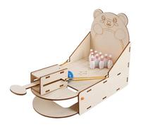 Générique Mini Set De Bowling Et Jeu De Bowling De Table | Découverte Scientifique Éducative Et Amusante,Jouet Bowling de Table en Bois,pour De Plus De 7 Ans, Fête Entre Amis, Divertissement