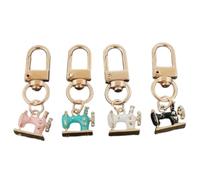 Générique Mini Sewing Machine Keychains - a Stitch of Memory & Meaning, Enamel Metal Novelty Sewing Machine Keychain,Retro Tiny Pendants (A)