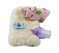 Générique Mini Silicone Pig - Reborn Doll, Realistic Soft Animal | Toy for Elastic Piglet Model Sensory Play Education Pinchable Pet Decor Office Classroom Kids Gift Ornament Cute Fake Sculptu