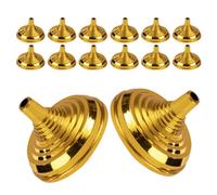 Générique Mini-supports de Drapeau Ronds Lot de 20 en Plastique Légers pour Bureau, pour Décoration de Fête ou Vitrine