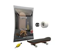 Générique Mini Toy Skateboard - Little Skateboard for Fingers, Creative Fingertip Movement Finish, 99x29x20mm Pocket Size + Bearing Screwdriver Options, Durable Wood Polymer- for Skateboarders