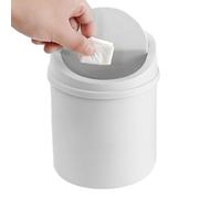 Générique Mini Trash Can For Desk - Odor-Proof Litter Box Bin | Flipping Lid Desktop Garbage Can, For Bedroom Classroom Dorm Room Kitchen Bathroom