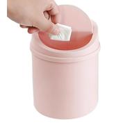 Générique Mini Trash Can For Desk - Odor-Proof Litter Box Bin | Flipping Lid Desktop Garbage Can, For Bedroom Classroom Dorm Room Kitchen Bathroom