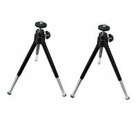 Générique Mini Trépied Télescopique Support en Aluminium et Plastique 2pcs pour Téléphone Portable et Appareil Photo Photographie Diffusion