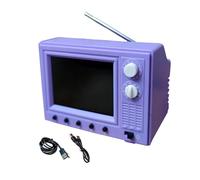 Générique Mini TV | Petit écran 720P Mémoire 8 Go Décoration intérieure - Mini TV Scènes Miniatures Décoration - pour Cuisine Salon Chambre Bureau dortoir Couloir entrée Bureau étagère