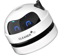 Générique Mini USB Rechargeable Cordless Table Vacuum Cleaner, Mini Wireless Keyboard Vacuum Cleaner, Portable Min-i Desktop Vacuum Cleaners for Table Desk Cushion Car Keyboard, Pick Up Crumb