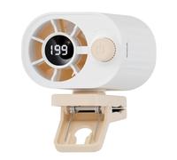 Générique Mini Ventilateur À Clipser - Offre Un Refroidissement Instantané Du Flux D'air Personnel | Conception Compacte Et Sûre Sans Lame | Batterie Rechargeable USB 1800 MAh + Moteur 5 W