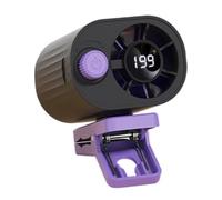 Générique Mini Ventilateur À Clipser - Offre Un Refroidissement Instantané Du Flux D'air Personnel | Conception Compacte Et Sûre Sans Lame | Batterie Rechargeable USB 1800 MAh + Moteur 5 W