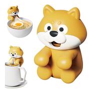 Générique Mini ventilateur à pince - Format Chien Mignon, portatif | Petit Ventilateur Nomade pour Boissons Chaudes,Pour Voyage Maison Bureau Crèche Repas Soupe Thé Café Filles Garçons