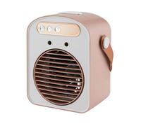 Générique Mini Ventilateur Bureau | Refroidissement sans pale et brumisation rechargeable | Ventilateur | Idéal pour Maison, Chambre, Bureau, Dortoir, Été, Voyage, Camping, Pêche, Pique-nique, Plage