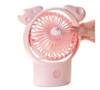 Générique Mini ventilateur - Calme Refroidissement d'Été Angle Réglable,Ventilateur Portable À Main Accessoires Bureau | Camping pêche plage vacances