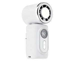 Générique Mini Ventilateur Clip - Batterie Haute Capacité 3000mAh, Refroidisseur USB Rechargeable, 5 Vitesses + Moteur Silencieux, Matériau Polymère ABS - pour Voyage École & Extérieur